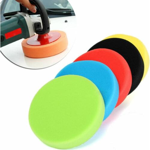 1 Set Sponge Polishing Pad Sponge Waxing Buffing Polishing Pad for Car Polisher Polishing Pad Backer Plate Tool