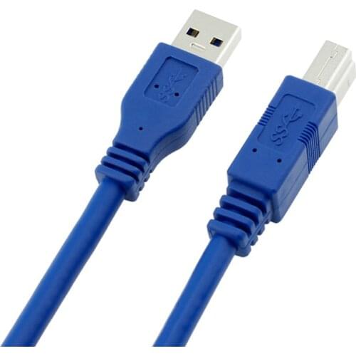 0.3 meter Super High Speed USB 3.0 5Gbps A to B male To male cable extension for Printer/Hub/Hard Disk Drive/HDD/SSD Enclosure