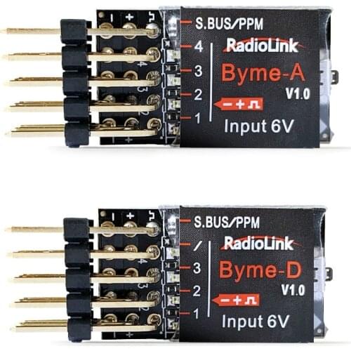 Radiolink Byme-A / Byme-D Fixed Wing Flight Controller Gyroscope Self-stabilizing Balance for 3D Fixed Wing 4CH Trainer