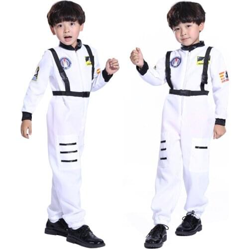 Halloween costumes childrens cosplay the astronaut pilot space suit children uniform spacesuit