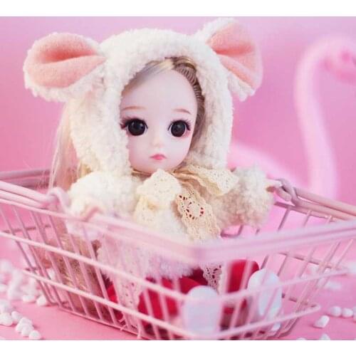 16CM Princess Toy Doll Mini13 Movable Jointed Dolls BJD Baby Dolls Girl Toy Gifts