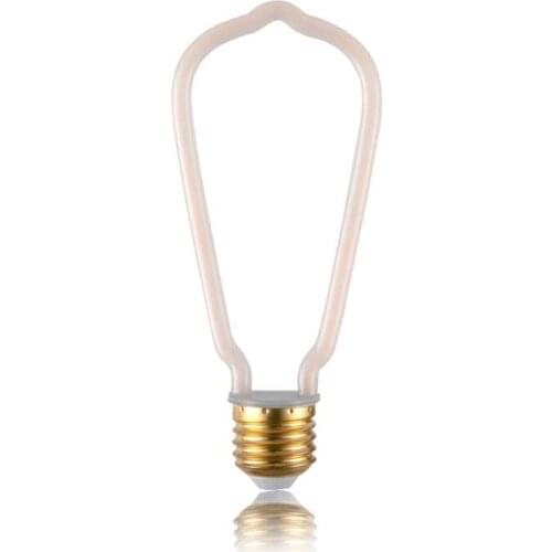10pcs st64 Bulb 100V 240V E27 2700k LED plastic Soft Filament Light Bulb Home Lamp Incandescent Lighting Holiday Decor