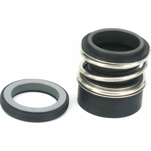 18-50mm Water Pump Mechanical Shaft Seal Single Coil Spring for Various Pump 0.8MPa Stationary Ring Ceramic