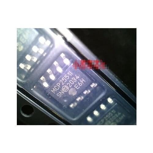 Qixinruite 10 Uds Microcontrolador incorporado MCP2551 MCP2551I MCP2551-I/SN SOP8, 100%, nuevo original