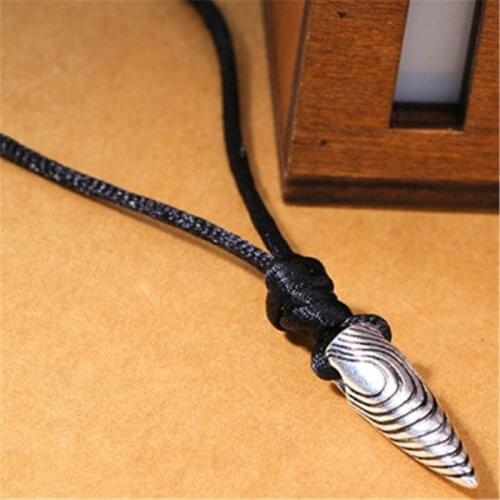 Miuoxion Retro Texture Bullet Necklace Fashion Personality Punk Party Jewelry For Women Feature Nmour Charm Gift All Seasons