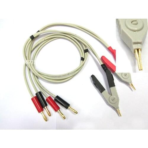 NEW LCR Meter Low Resistance Test Probe Leads / LCR Test Clip / Terminal Kelvin Test