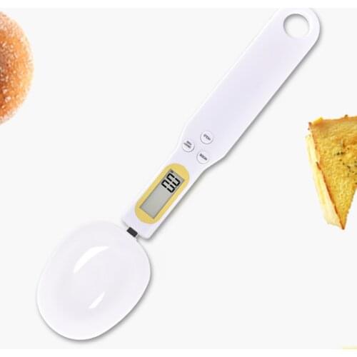 Portable 500g/0.1g Digital Measuring Spoon Adjustable Weight Unit LCD Display Seasoning Weighing Spoon Scale Kitchen Food Scale