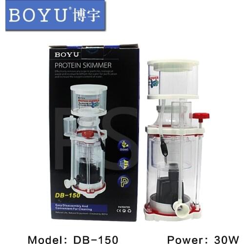 Boyu DB-150 DB150 Protein Separator Water Purification Submersible Pump Aquarium Chemical Nitrogen Nitrogen Water Tank Essenti