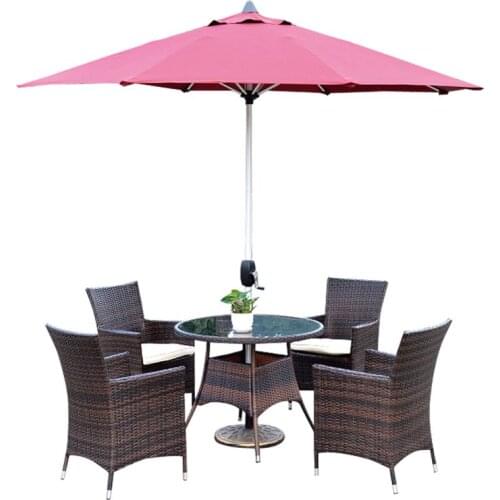 Garden umbrella sun umbrella beach 2.7m diameter round umbrella balcony