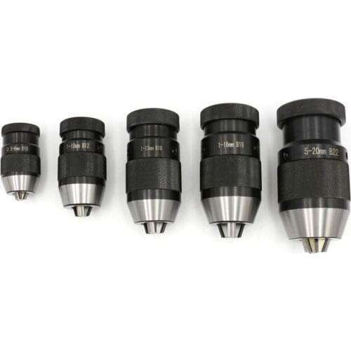 Self-tightening drill chuck Light heavy duty self-locking milling chuck B16 precision self-tightening drill bit hand drill B10
