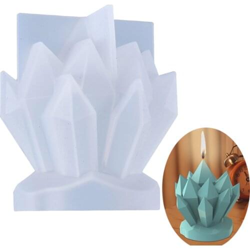 DIY Flower Cluster Candle Making Silicone Mold Soap Aroma Candle 3D Art Wax Mould Home Crafts Decoration Handmade UV Resin Molds