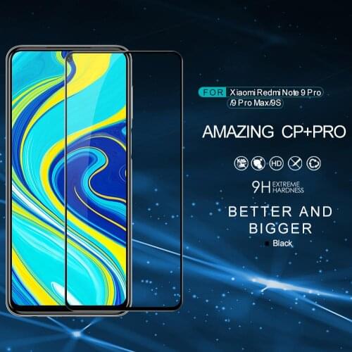 For Xiaomi Redmi Note 9 Pro Glass Nillkin CP+ 2.5D 9H Screen Protector Tempered Glass For Xiaomi Redmi Note 9 Pro Max/9S