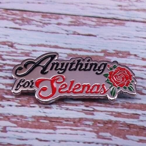 Selena pin charm feminist art collection