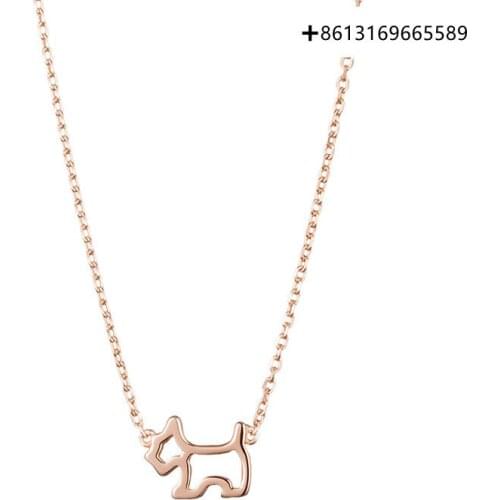 S925 Silver Hollow Necklace Female Simple Collarbone Chain Minimal Light Luxury Sterling Silver Pendant Jewelry Couples Gift