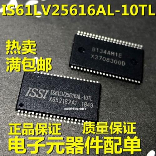 100% New&original IS61LV25616AL-10TL TSOP44 SRAM In Stock