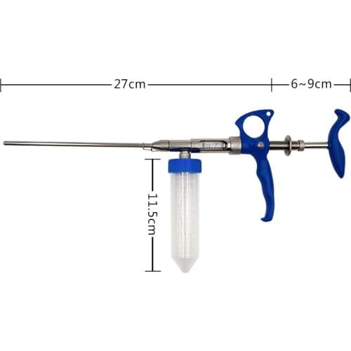 2ML Adjustable Rabbit Insemination Gun Farm equipment Rabbit Feeder Artificial Insemination tools with Vas Deferens