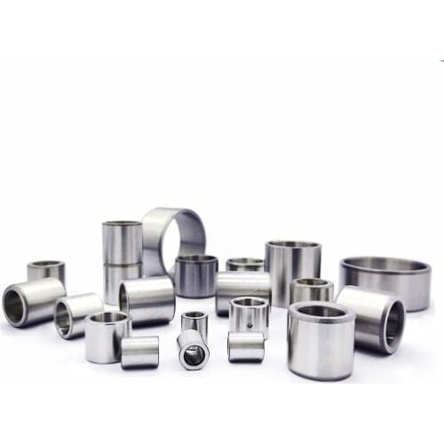 2pcs 15mm inside diameter steel sets wearable shaft sleeve bushing needle bearing bush 18mm-25mm outer DIA 12.5mm-25mm long