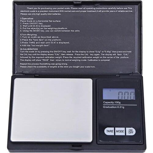 70% Dropshipping!!100g/0.01g 1000g/0.1g Mini digital precision diamond jewelry electronic scale