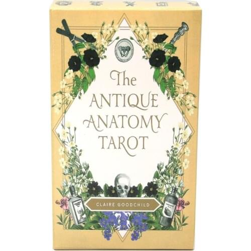 78pcs/set New The Antique Anatomy Tarots 78-Card Deck Full English Oracle Cards Divination Fate Family Party Board Game