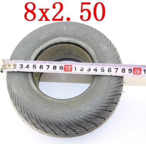 8x 2.50 solid tire for 4 Wheel Scooter 8-Inch General Purpose explosion-proof tyres Electric Scooters