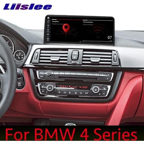 Liandlee Car Multimedia Player CarPlay For BMW 4 Series F32 F33 F36 2013~2016 NBT System 10.25 Screen NAVI GPS Navigation