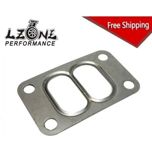 FREE SHIPPING - T3 Turbo Turbine inlet divided gasket Stainless Steel304 Gasket T3 inlet gasket JR4812