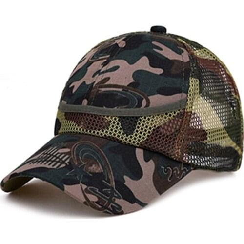 3-12Yrs outdoor Camouflage Baby Boy Mesh Baseball Cap Kids Cap Summer Autumn For Boy Girl Caps Net Casual Cap Kid Hat HipHop Hat