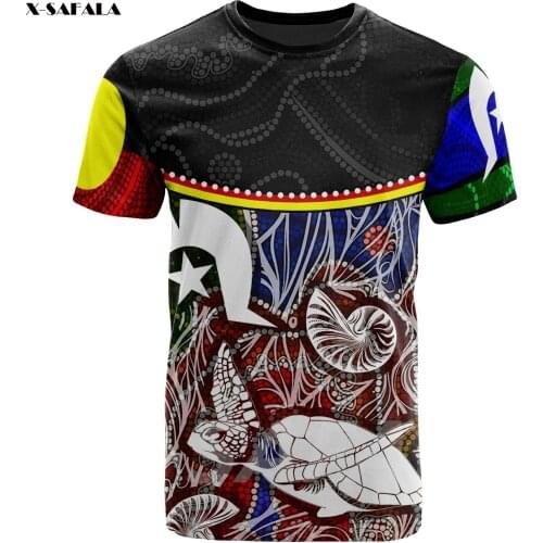 Australia Aboriginal Dot In Naidoc Week 3D Fashion All Over Printed Round Neck T-Shirt Men Women Harajuku Casual Tee