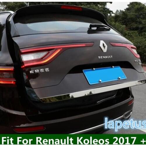 Lapetus Chromium Styling Rear Tail Behind Trunk Protector Strip Cover Trim Fit For Renault Koleos 2017 - 2020 Exterior Parts
