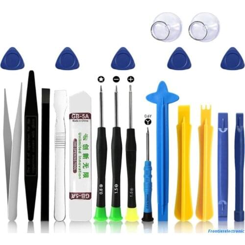 21 in 1 Opening Pry Tool Professional Phone Repair Kit with Metal Spudger Precision Pentalobe Screwdrivers Screen Opener
