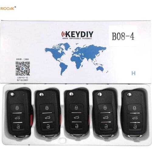 KEYDIY KD B08-3+1 B08-4 4 Button B series Universial Remote For KD900/KD-X2/ URG200/KD MINI/KD200 B Series Remote vw beetle