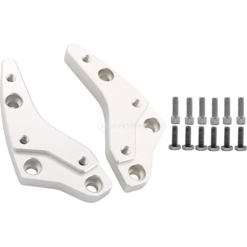 CNC Motorcycle Handlebar Riser Extension Bracket Kit 0.7" Height up Adapters For BMW K1600GT K1600GTL 2012-2019