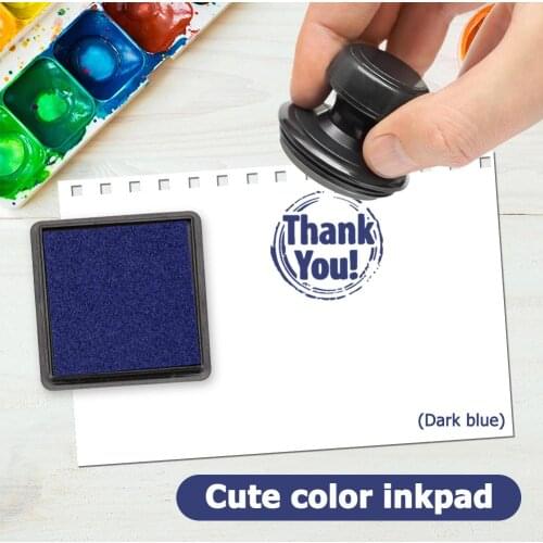 Fingerprint Square Inkpad for DIY Scrapbooking Card Paper Craft Making Stamp Sealing Wedding Decoration Ink Pad