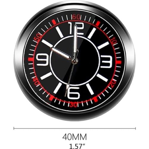 Quartz Luminous Clock with Precise Display Universal Vehicle Decoration for Automotive Dashboard