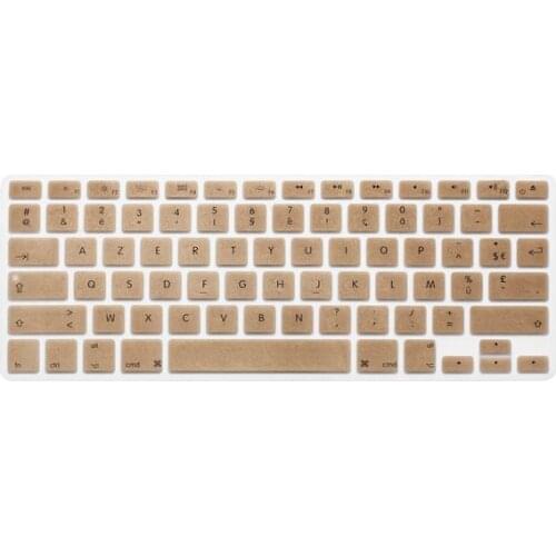2019 New Arrival Soft Silicone Keyboard Cover Protector for Apple Macbook Air /Pro 11 inches (US Version, French) MEAFO