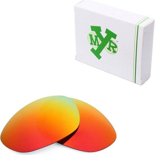 Mryok POLARIZED Replacement Lenses for Oakley X Metal XX Sunglasses Fire Red
