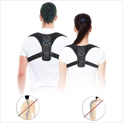 Adjustable Posture Corrector Back Support Brace Clavicle Spine Shoulder Back Posture Correct Belt for Man Women Corset for Back