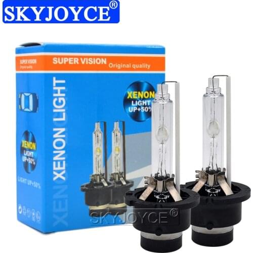 SKYJOYCE 2PCS/Lot Original 35W 55W Car Headlight D2S Xenon D2R D4R HID Lamp Bulbs 4300K 5000K 6000K 8000K D4S Auto Headlamp