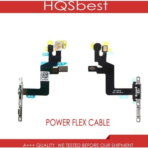 Replacement Volume Mute Button Flex Cable , Power button flex cable for iphone 6sp