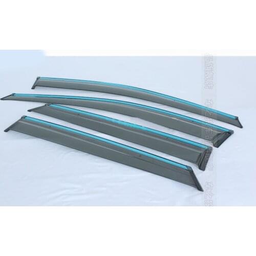 4pcs Window Visor Vent Shades Sun Rain Guard Deflector For Kia Sportage 2011 2012