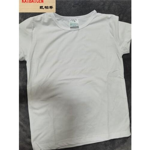 5pcs/lot Sublimation Blank White Modal Childrens Kids T-shirt 2 -11 years Design Heat Press Dye sublimation ink Transfer