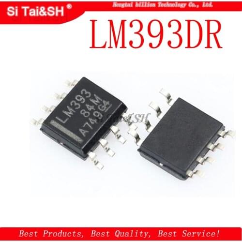 50PCS LM393DR LM393 SOP8 SOP LM393DT LM393DR2G SMD New original