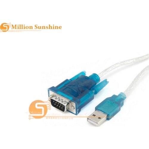 HL-340 USB To RS232 Serial Port 9 Pin DB9 Cable Adapter USB To COM Adapter Support Win 7 64 Bits free shipping