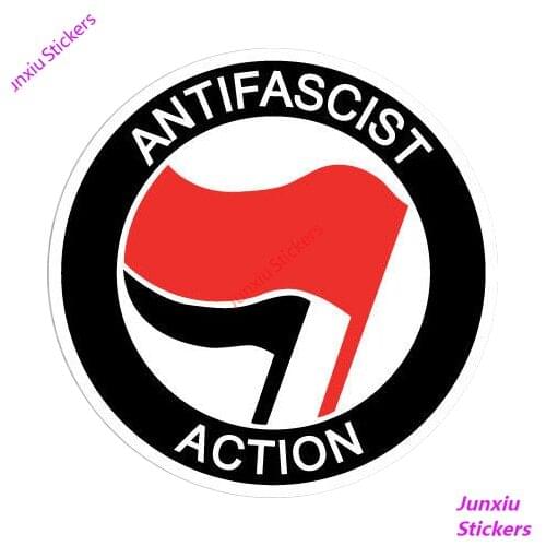 Antifa Antifascist Decal Sticker Pegatina Laptop Car Antifaschistische Aktion Cover Scratches Decoration Accessories KK12x12cm