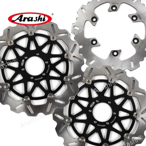 ARASHI For YAMAHA SRX 400 CNC Front Rear Brake Rotors Brake Disc Fit YAMAHA SRX400 1991 400SRX YZF 750R 750SP 1993-1997