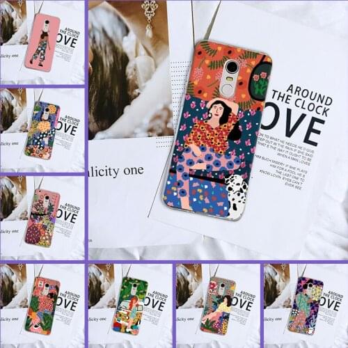 Art Phone Case For Xiaomi Redmi Note 4 4X 5 5A 6 Pro Prime Silicone Back Cover For Pocophone F1 Xiaomi Redmi S2 4A 5A 6A 5 Plus