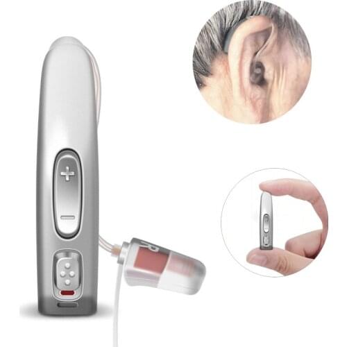 Wireless Digital Hearing Amplifier Rechargeable For Adults Seniors Severe Hearing Loss Invisible Left Right Ear Aid Headphones