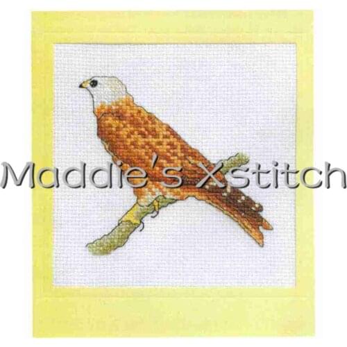 CD75 14ct Homefun Cross Stitch Kit Card Package Greeting Card Needlework Counted Cross-Stitching Kits Christmas Gift Bird