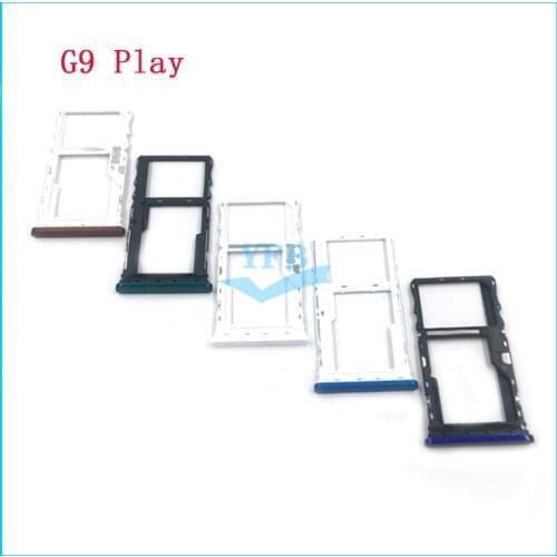 Sim Tray Holder For Motorola Moto G9 Play G9 Plus G9 Power SIM Card Tray Slot Holder Adapter Socket Repair Parts