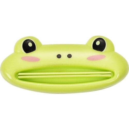 Cartoon Toothpaste Dispenser 1pc/lot Lovely Animal Tube Squeezer Bathroom Easy Squeeze Paste Dispenser Roll Holder 8.8*4cm